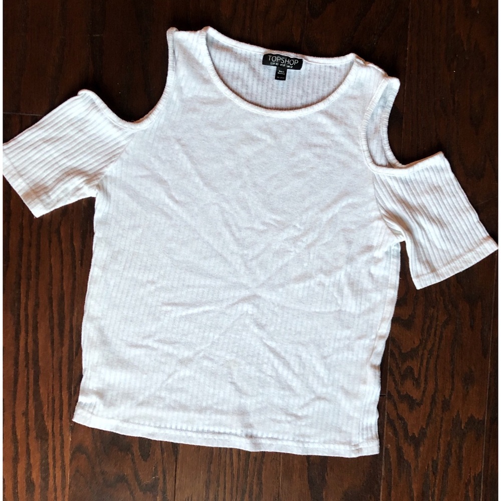 Topshop Open Shoulder Top